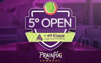 5º Open Prainha Cambuhy – 4ª Etapa Liga Sul Mineira de Beach Tennis