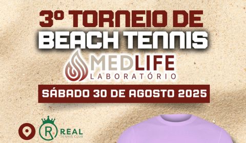 30/08: 3º Torneio de Beach Tennis Medlife Laboratório