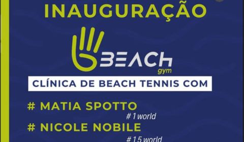 Inauguração Beach Gym e Clínica Matia Spotto e Nicole Nobile
