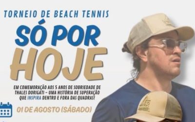 31/07: Torneio de Beach Tennis Só Por Hoje